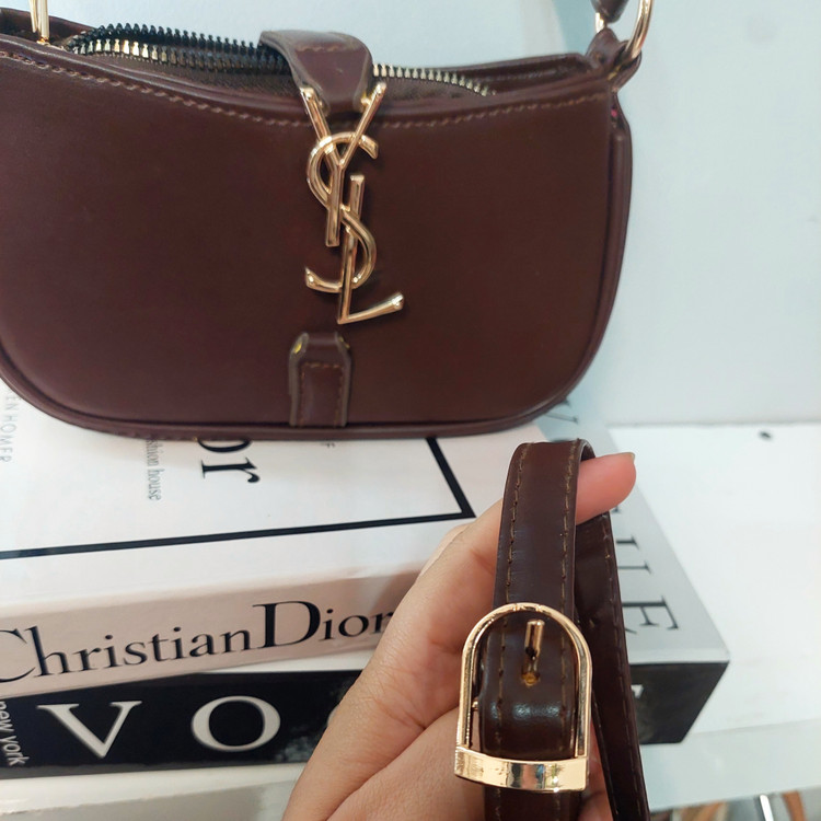 کیف دستی YSL قهوهای - فروشگاه رزسفید